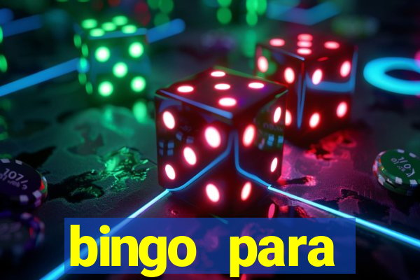 bingo para despedida de solteira para imprimir